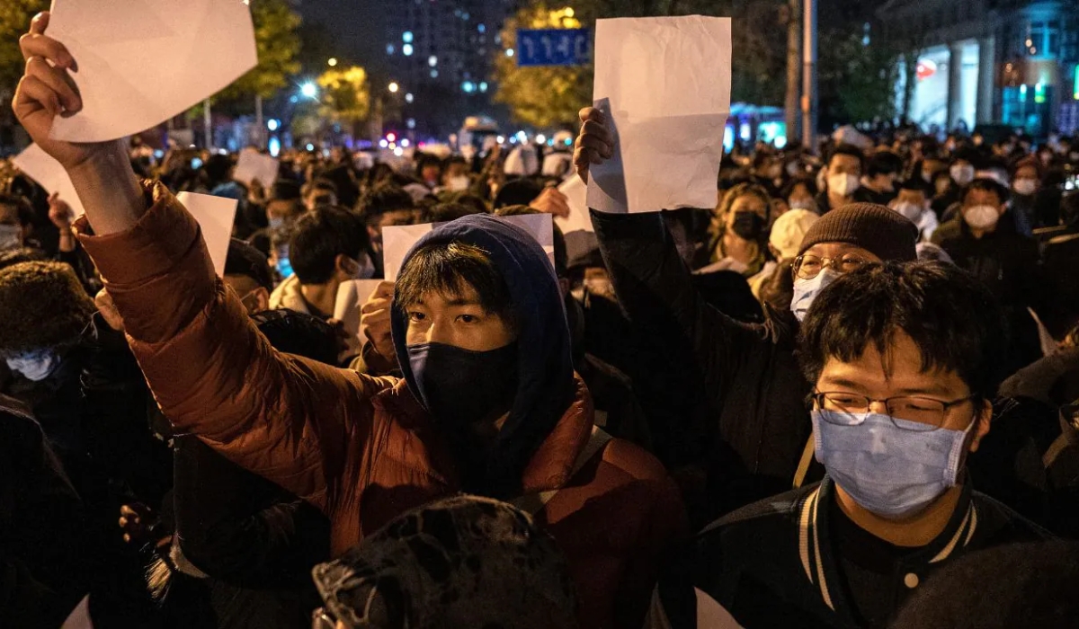 Lockdown Protests in China Have Spread to Universities and Cities Abroad